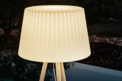 AGATA WOOD Outdoor-Stehleuchte