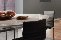 AIR SLIM GLASS ROUND Esstisch