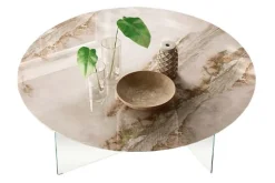 AIR SLIM XGLASS ROUND Esstisch