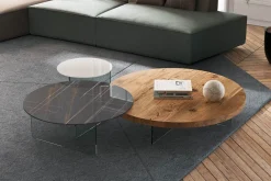 AIR XGLASS ROUND Couchtisch