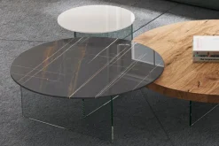 AIR XGLASS ROUND Couchtisch