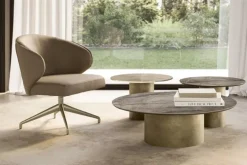CILINDRO LOW KERAMIK MONOCOLORE Couchtisch