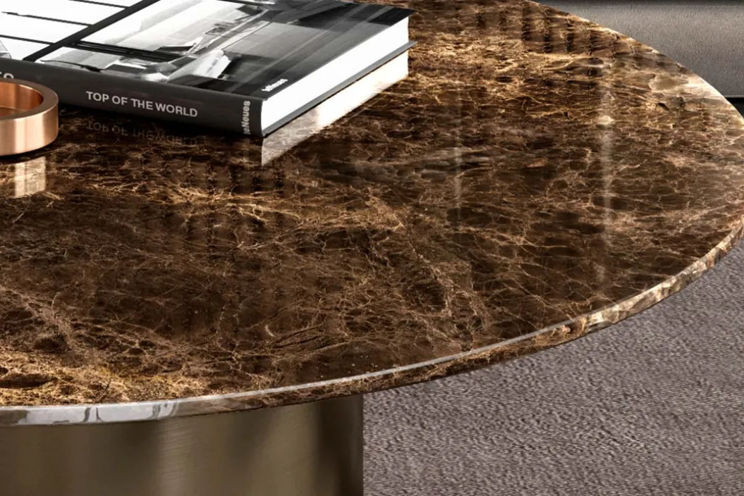 CILINDRO LOW MARMOR Couchtisch