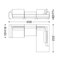 DION Ecksofa