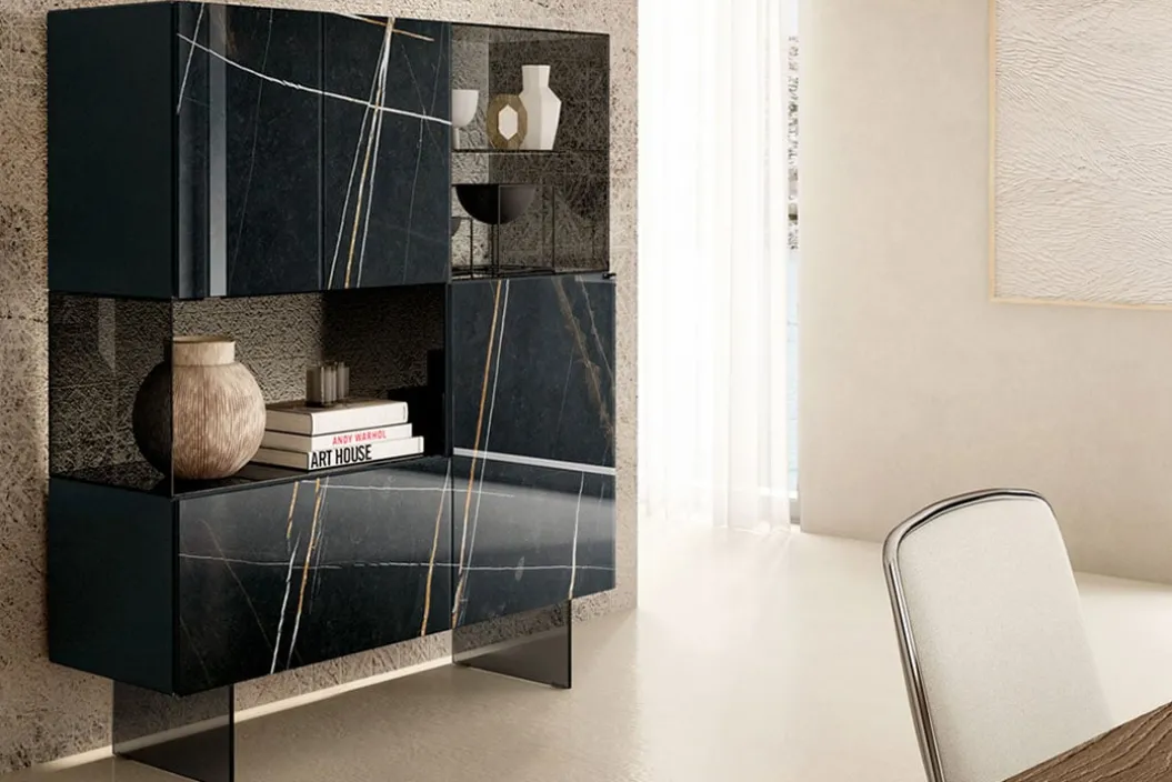 36E8 GLASS 1349 Highboard