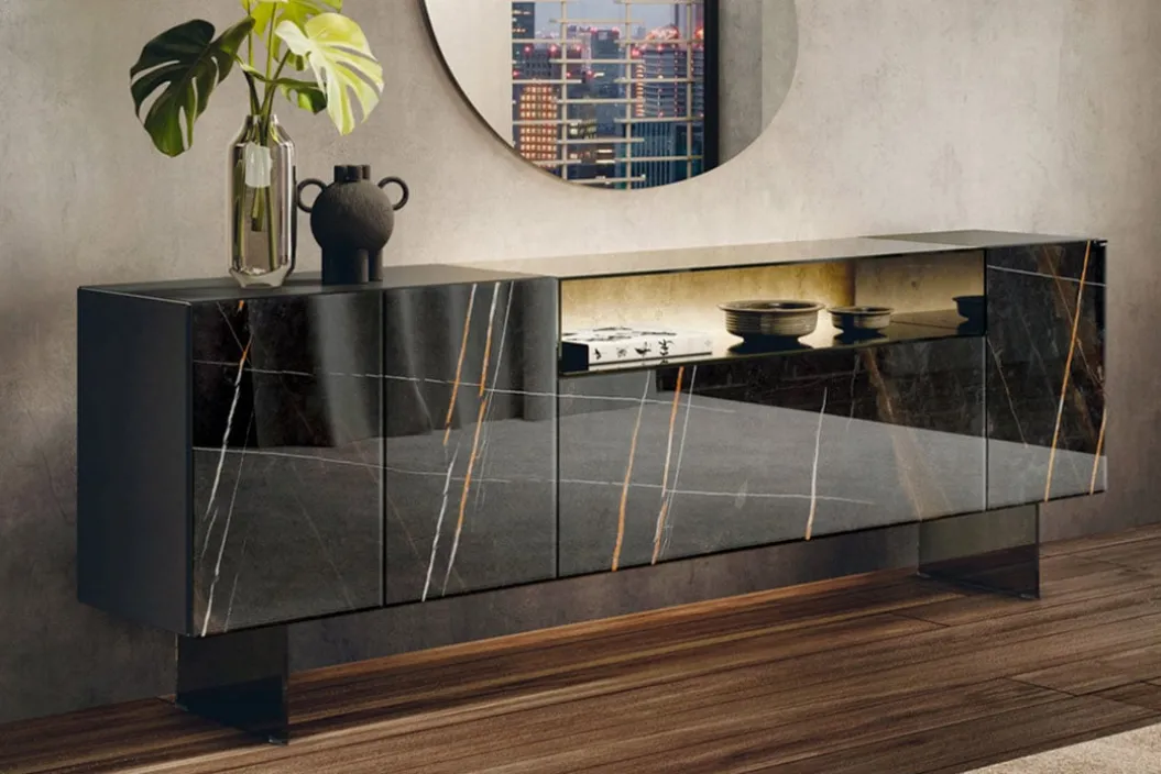 36E8 GLASS 1328 Sideboard