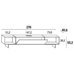 36E8 GLASS 1407 TV-Board