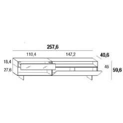 36E8 GLASS 2150 TV-Board