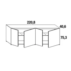 36E8 XGLASS Sideboard