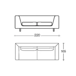 EDUARD NEW Einzelsofa