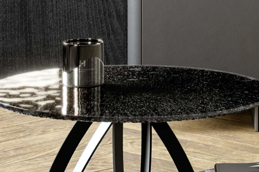 FEBE LOW GLASS Couchtisch