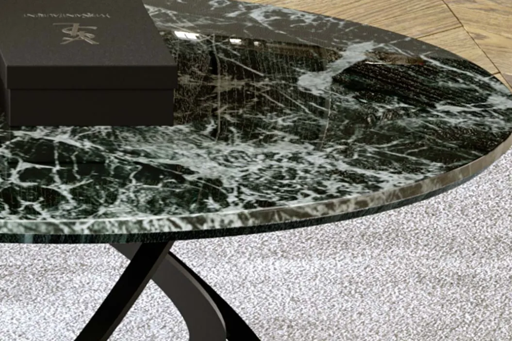 FEBE LOW MARMOR Couchtisch