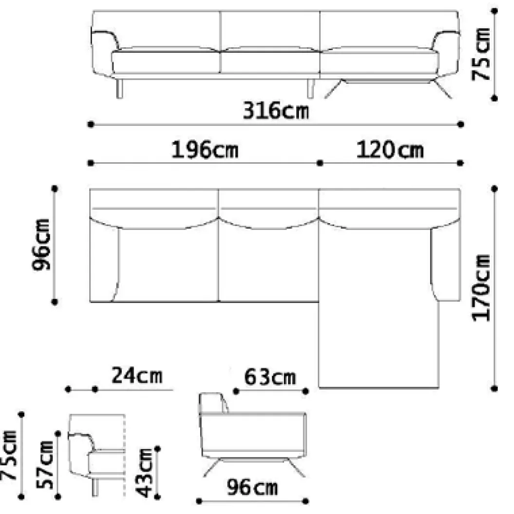 FEENIX Ecksofa