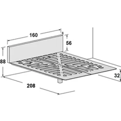 FLUTTUA 1601 Bett