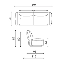 HAB Einzelsofa