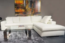 HALMA LUXUSLEDER Ecksofa