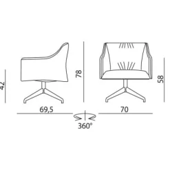 ISIDORA LOUNGE Sessel - LAST MINUTE-DEAL