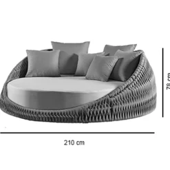 KALIFE ROUND Gartensofa