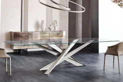 LANCER GLASS Esstisch