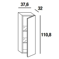 MATERIA MHU003 Hängeschrank