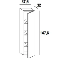 MATERIA MHU005 Hängeschrank