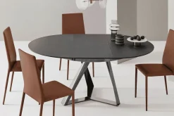 MILLENNIUM KERAMIK ROUND Ausziehtisch