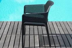 NET Gartenstuhl mit Armlehnen