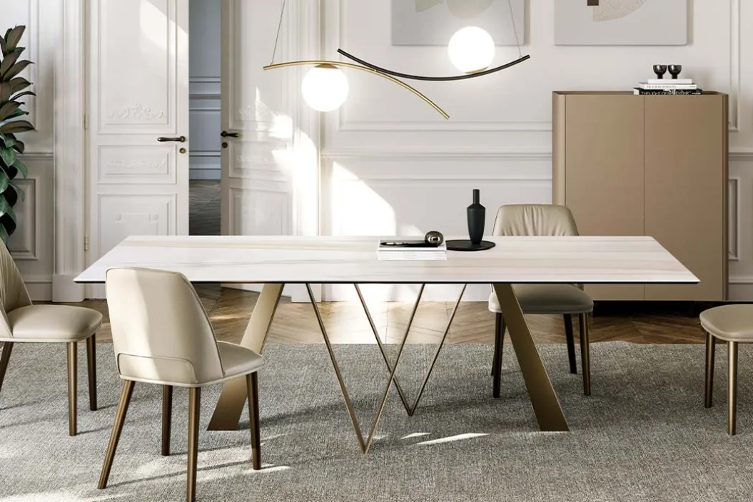 NOA KERAMIK BRECCIA IMPERALE Esstisch - LAST MINUTE-DEAL