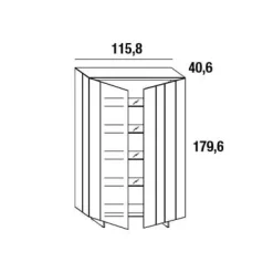 N.O.W. 1390 Highboard