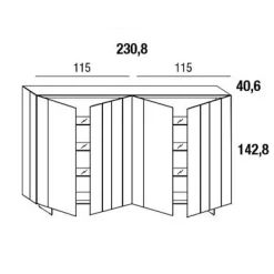 N.O.W. 1386 Highboard