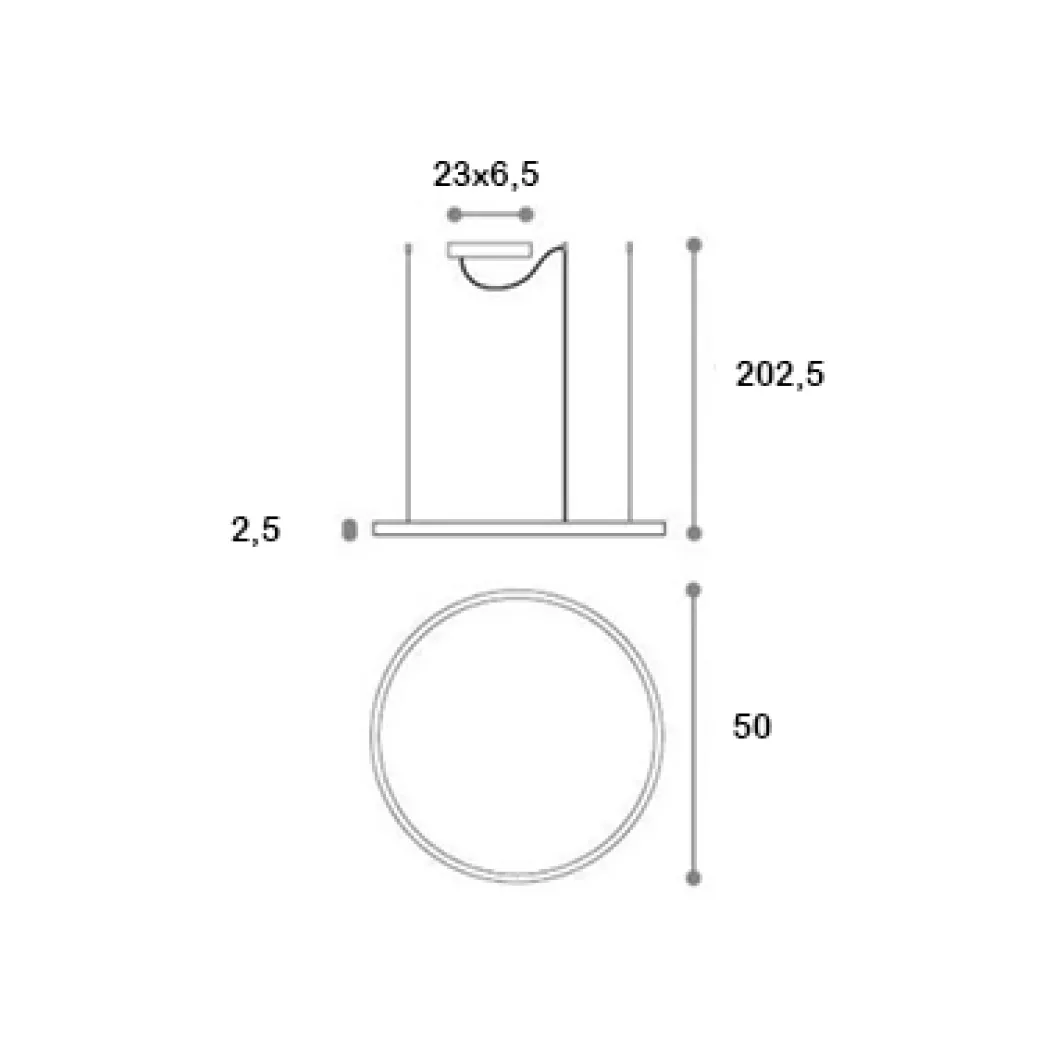 ORACLE SLIM ROUND Hängeleuchte