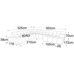 PALACE 2 Ecksofa