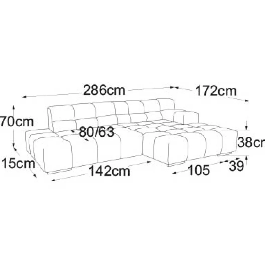 PALACE 1 Ecksofa
