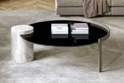 PEO LOW GLASS Couchtisch
