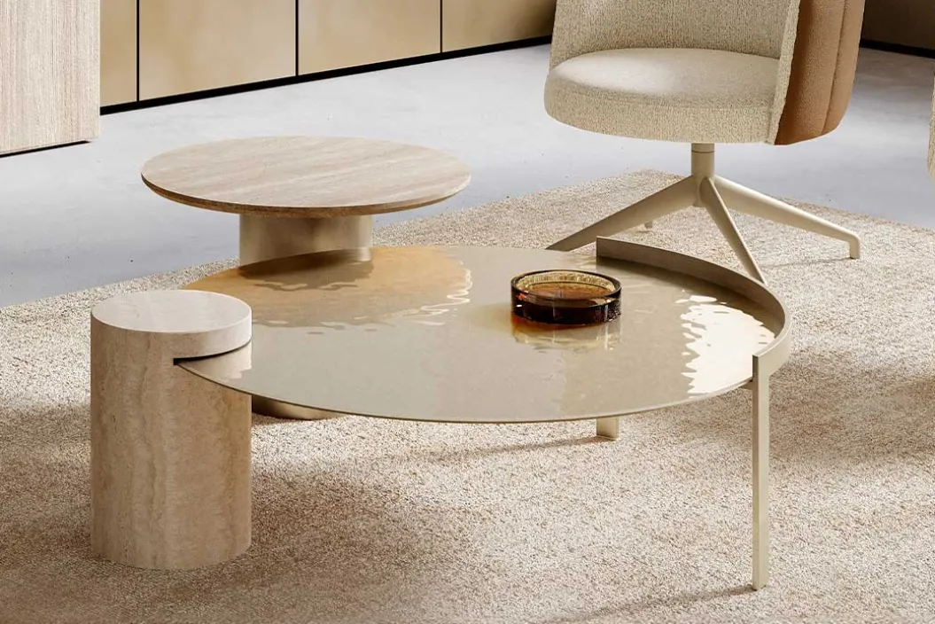 PEO LOW GLASS Couchtisch