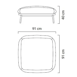 PIUMA Gartenhocker