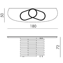 ROTOLO GLASS Konsole - LAST MINUTE-DEAL
