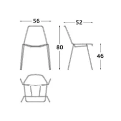 SIN 2er-Set Stuhl
