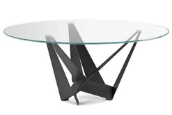 SKORPIO GLASS ROUND Esstisch