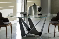 SKORPIO GLASS ROUND Esstisch