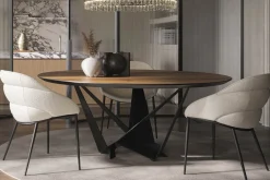 SKORPIO WOOD ROUND Esstisch