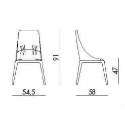 SOFIA ELITE WOOD Stuhl