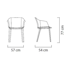 SOFIA UPHOLSTERED Gartenstuhl
