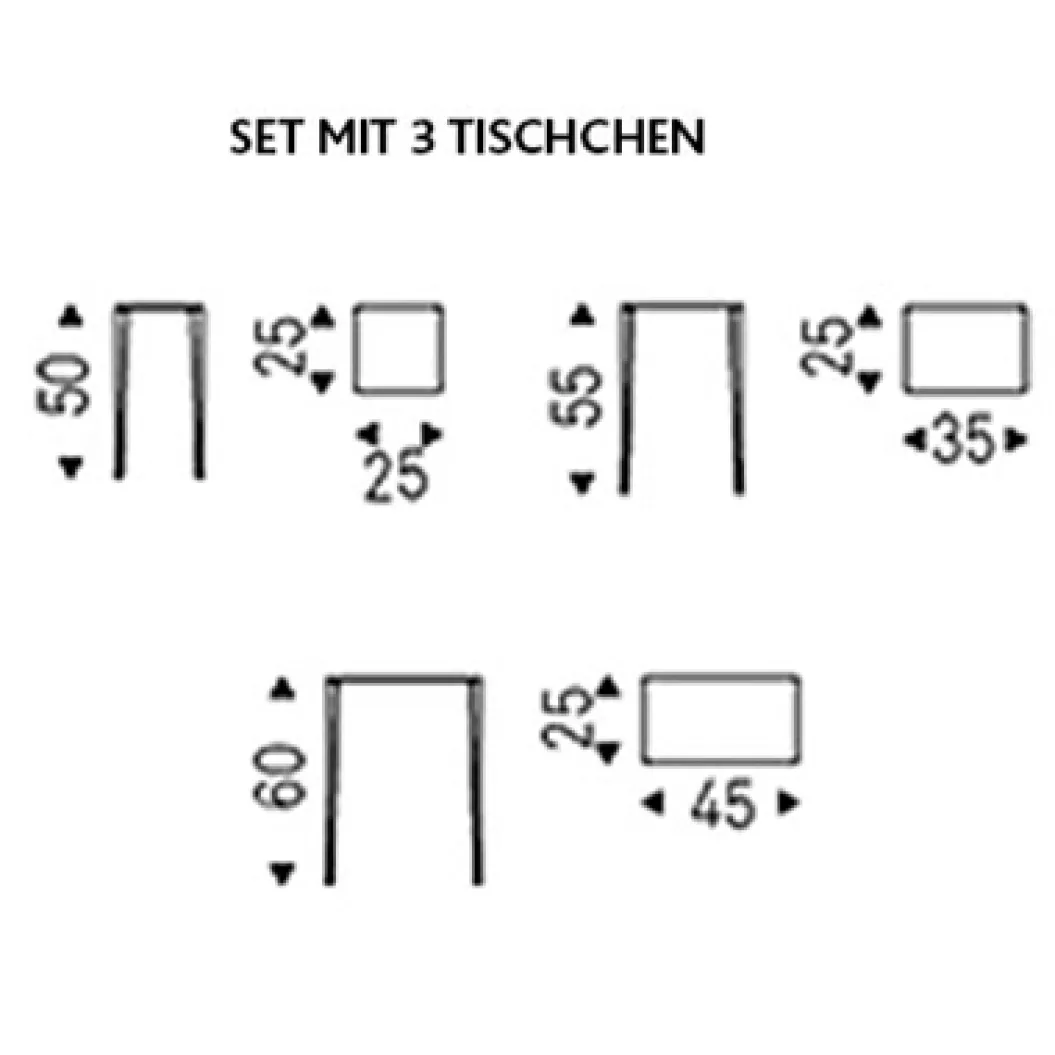 SPILLO Beistelltisch-Set
