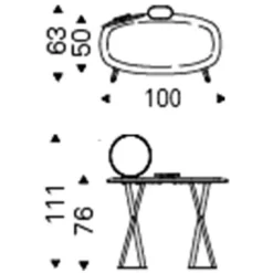 TAHITI TROUSSE Schminktisch