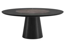 TEO ROUND WOOD-KERAMIK Esstisch