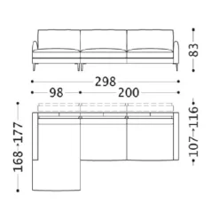 VEGA Ecksofa